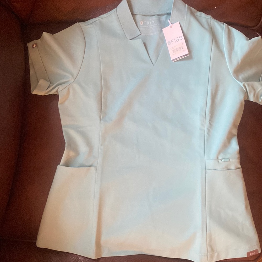 Fig’s NWT Seaglass Inala Slim Top Size Small